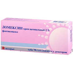 Ломексин крем вагинальный 2% 78г