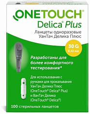 Ланцеты One Touch Delica Plus N100