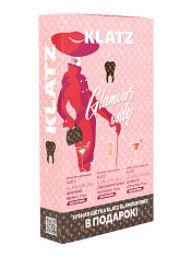 Klatz GLAMOUR ONLY Набор Зубная паста Дневной аперитив 75мл+Вечерний вермут 75мл+Соблазнительный просекко 75мл+Зубная щетка средняя