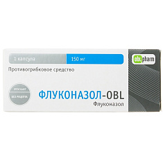Флуконазол-OBL капсулы 150мг N1