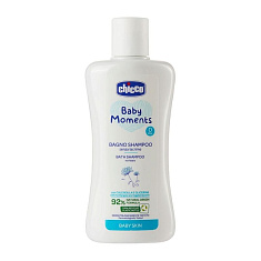 Chicco Пена-шампунь без слез Baby Moments для детей с 0 лет 200мл