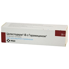 Целестодерм-В с гарамицином крем д/наружн применения 30г N1