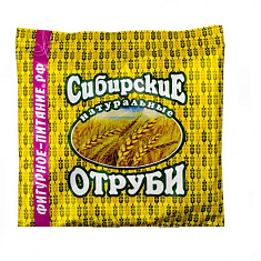 Отруби Сибирские Пшеничные натуральные 200г