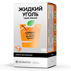 Жидкий уголь комплекс с пектином для детей саше 5 г №10 БАД