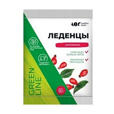 Авс Хэлси Фуд Леденцовая карамель с витамином С вкус шиповник пакет 60г