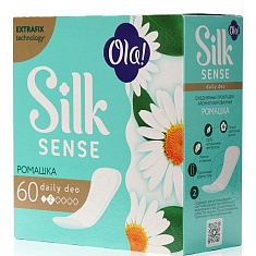 Ola! Silk Sense Daily Deo Ромашка Прокладки ежедневные 60шт