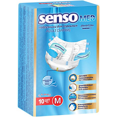 Senso Med Подгузники для взрослых одноразовые Standart Plus р.М N10