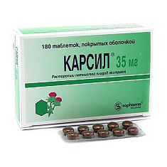 Карсил таблетки п/о 35мг N180