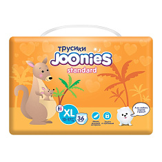 Joonies Standard Подгузники-трусики для детей размер XL 12-17кг №36