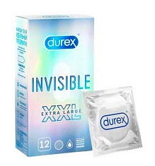 DUREX презервативы Invisible XXL N12