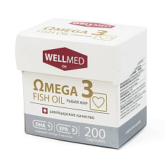 Omega 3 Fish Oil Рыбий жир капсулы 260,3мг N200