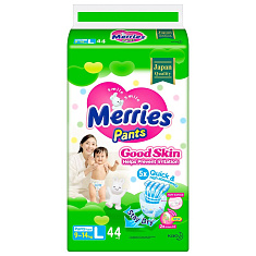 Merries Good Skin Трусики для детей размер L 9-14 кг № 44