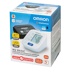 Тонометр OMRON M2 Basic с адаптером+универсальная манжета 22-42 см (HEM 7121-ALRU)