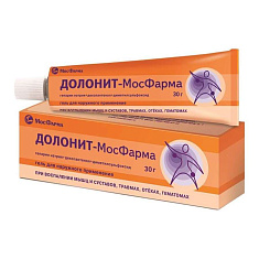Долонит-МосФарма гель для наружного применения 30г N1 туба