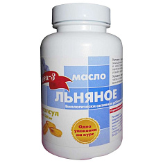 Льняное масло капсулы 1350мг N60