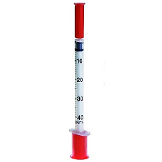 Шприц инсулиновый 1мл U40 с иглой 26G 0,45x12 SFM N1