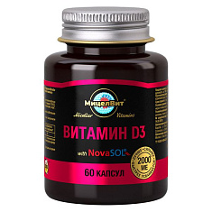 МицелВит Мицеллированный Витамин Д3 2000МЕ капсулы 670мг №60