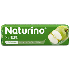 Натурино Пастилки с витаминами и натуральным соком Яблоко N8 /33,6г