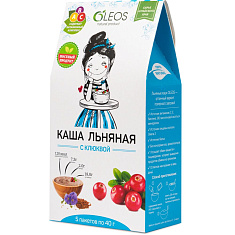 Oleos Каша льняная с клюквой 40г N5