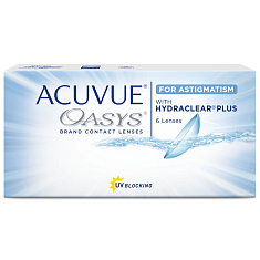 Линзы контактные Acuvue Oasys with Hydrackear Plus №6 /+2,50/