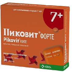 Пиковит форте таблетки п.о. N30