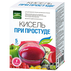 Кисель Леовит При простуде пакетики №5