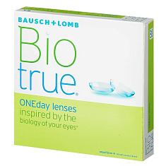 Линзы контактные однодневные Био Тру уан дэй/Bio true one day №90 /-2,75