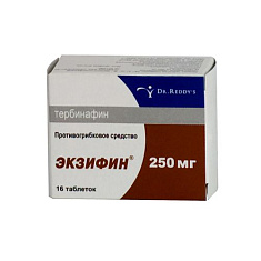 Экзифин таблетки 250мг N16