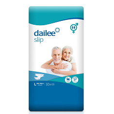 Dailee Super Подгузники для взрослых для людей с тяжелой степенью недержания L N10
