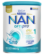 НАН 1 OptiPro молочная смесь (0-6 мес) 800г
