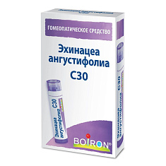 Эхинацеа Ангустифолиа С30 Гомеопатический монокомпонентный препарат гранулы гомеопатические 4г Буарон