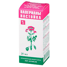 Валерианы настойка 25мл Кировская ФФ