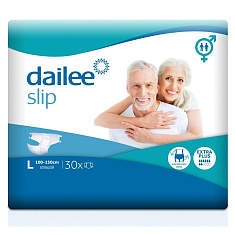 Dailee Extra Plus Подгузники для взрослых для людей с средней степенью недержания L N30