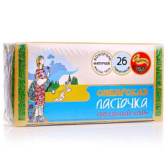Фиточай Сибирская ласточка фильтр-пакеты 1,5г N26 зеленый чай
