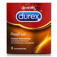 ДЮРЕКС презервативы RealFeel для естественных ощущений №3