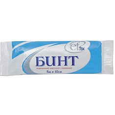 Бинт стерильный 5мх10см Эвтекс