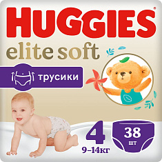 Huggies Трусики-подгузники Elite Soft 4/9-14кг N38