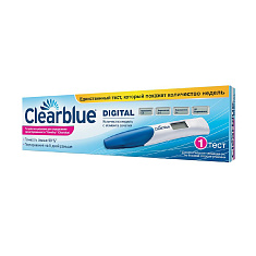 Clearblue Digital Тест для определения беременности цифровой с индикатором срока N1