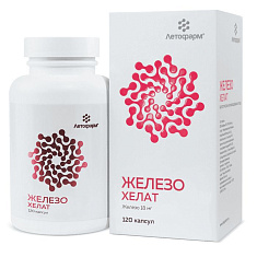 Железо Хелат капсулы 0,26г N120 ЛетоФарм