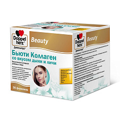 Доппельгерц Бьюти Коллаген со вкусом дыни и личи 25мл N30 флак