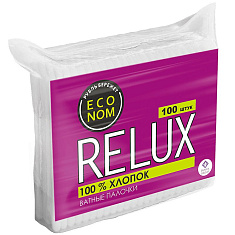 Relux Ватные палочки 100шт пакет