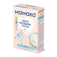 Мамако Каша Рисовая на козьем молоке 200гр