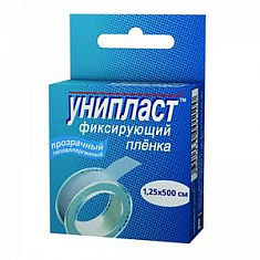 Лейкопластырь 1,25х500см Унипласт прозрачный