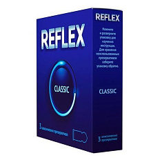 Reflex Classic Презервативы из натурального латекса в смазке N3