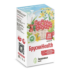 Брусниhealth фиточай фильтр-пакет 1,5г №20