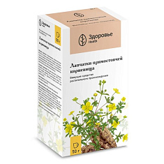 Лапчатки прямостоячей корневища 50г Здоровье