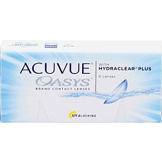 Линзы контактные Acuvue Oasys with Hydrackear Plus №6 -3,25