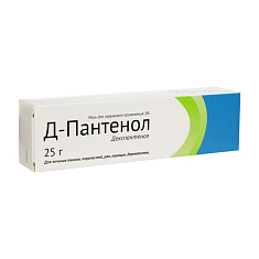 Д-Пантенол 5% мазь для наружного применения 25г Озон