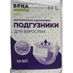 Bona Mente! Подгузники для взрослых L на липучках №10