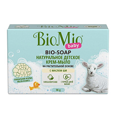BioMio Baby Bio-soap Крем-мыло детское экологичное с маслом Ши 90г